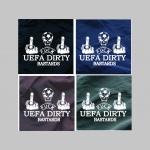 Fuck UEFA Dirty Bastards - plavky s motívom - plavkové pánske kraťasy s pohodlnou gumou v páse a šnúrkou na dotiahnutie vhodné aj ako klasické kraťasy na voľný čas